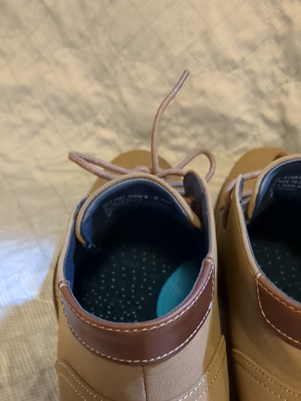 Dockers Tan Chukka Boots with Brown Accents - Picture 15 of 16